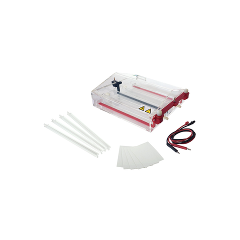 Système d'électrophorèse de gel horizontal TP-SP-SP7 avec dispositif de refroidissement, tiges réglables, tampon de 1000 ml