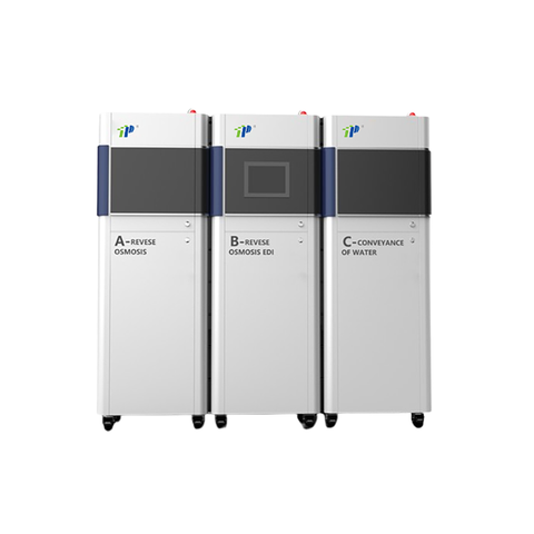 Systèmes d'eau pure et ultrapure de laboratoire de grande capacité avec surveillance en ligne du COT - 150 L à 400L par heure