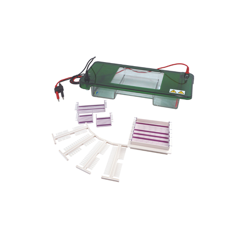 TP-SPDT Horizontal Gel Électrophorèse avec couvercle transparent et plateau d'échantillon multi-puits