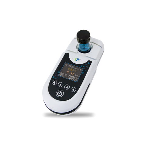 Testeur de qualité de l'eau multiparamètre portable pour chlore résiduel, pH, oxygène dissous et métaux lourds avec affichage OLED