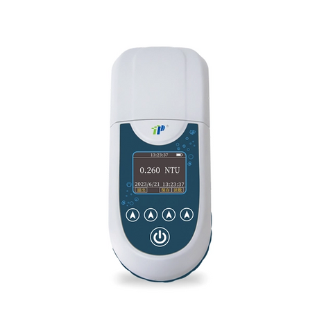 Turbidimètre portable avec double détection | 0-20 Ntu Range | Source de lumière laser rouge | IP65 imperméable