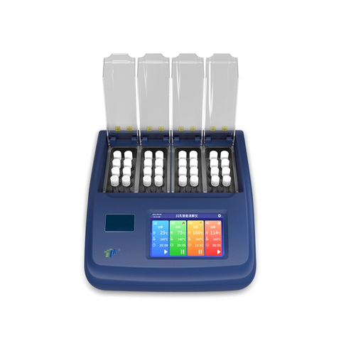 Système de digestion à micro-reflux scellé multicanal pour l'analyse d'échantillon d'eau et d'environnement avec écran tactile de 7 pouces