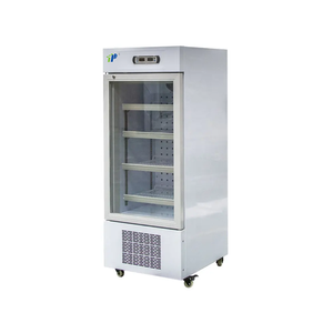 Réfrigérateur de laboratoire 8–20 ° C avec affichage numérique de température et d'humidité, d'éclairage LED, de système d'alarme et d'interface de données USB | Stockage médical et pharmaceutique vertical, capacités multiples 160L-1