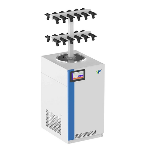 -85 ° C Sécheur de gel de grande capacité | Lyophilisateur sous vide de 14 kg pour le solvant en laboratoire et organique - PNET16002