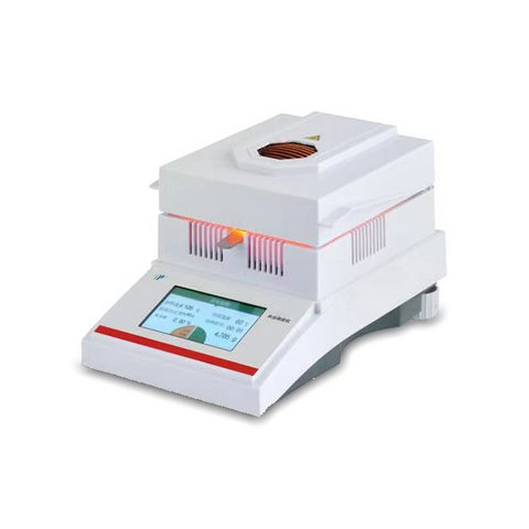 Analyseur d'humidité halogène TC-SF-16A | Équilibre de laboratoire numérique de haute précision avec une lisibilité de 1 à 5 mg, une interface RS232 et un chauffage rapide