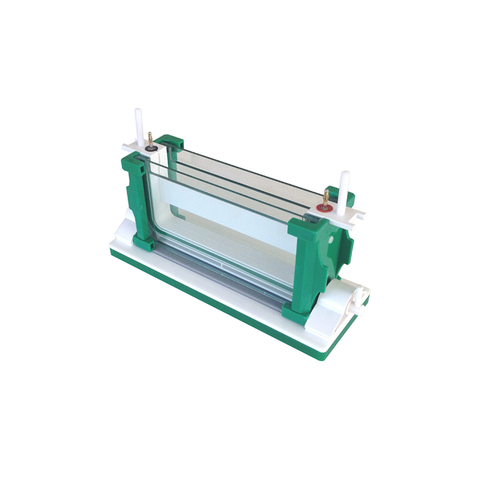 Système d'électrophorèse de gel vertical TP-CZ-B avec support de gel préfabriqué et capacité tampon élevée pour l'analyse des protéines et de l'ADN