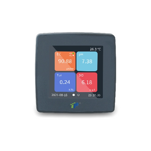 Contrôleur universel de qualité de l'eau en ligne avec écran tactile HD, IP65, support multi-capteurs pour le pH, DO, turbidité, conductivité