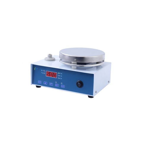 Agitateurs de plaque chauffante à moteur à courant continu à 5L et 10L avec vitesse numérique, température et contrôle de la minuterie, chauffage 360W-800W, température précise jusqu'à 250 ° C
