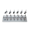 Série Multi-tête magnétique magnétique Série PH-6, agitateur à température constante de 6-tête avec contrôle de vitesse sans étape, puissance de chauffage 6 × 200W, capacité de 100 à 1000 ml