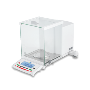 Balance analytique de la série TC-SW | Échelle de laboratoire numérique de haute précision avec 0,01 à 0,1 mg de lisibilité, pare-brise en verre et interface RS232