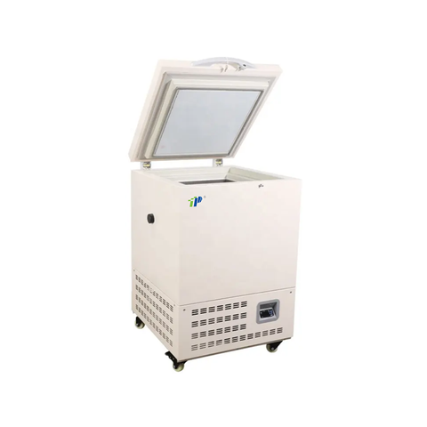 Freiner à température ultra-faible horizontale -25 ° C à -135 ° C, refroidissement direct, contrôle du micro-ordinateur, chambre en acier inoxydable, système d'alarme, journalisation des données facultative