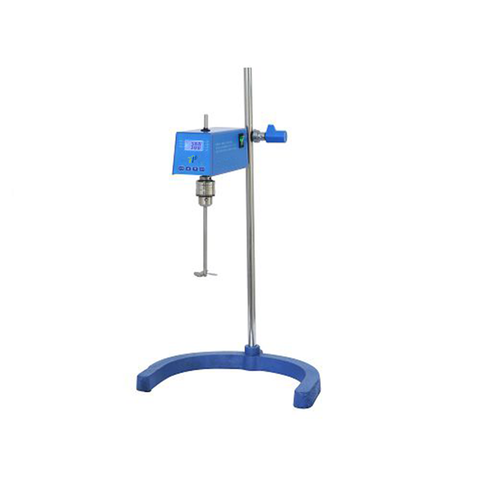 Agitateur de frais généraux numériques sans balais avec écran LCD, vitesse programmable et contrôle du temps, 100–250W, 0–1500 tr / min