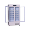 Grade médical 4 ° C Réfrigérateur de laboratoire avec affichage numérique, porte en verre et système d'alarme, refroidissement du ventilateur, compresseur SECOP, 130L - 1360L
