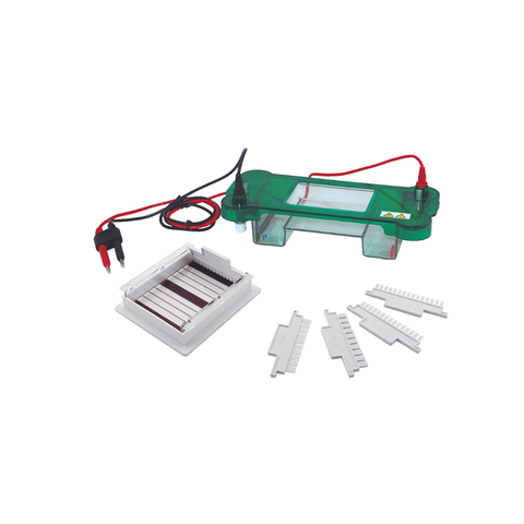 Système d'électrophorèse de gel horizontal TP SPBT - Gel de 78 × 100 mm, 10–15 Capacité d'échantillon, couvercle transparent sûr
