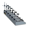 Série Multi-tête magnétique magnétique Série PH-6, agitateur à température constante de 6-tête avec contrôle de vitesse sans étape, puissance de chauffage 6 × 200W, capacité de 100 à 1000 ml